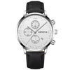 Men's Casual Alloy Case Quartz Belt Watches With Round Dial