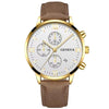 Men's Casual Alloy Case Quartz Belt Watches With Round Dial
