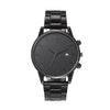 Men's Casual Alloy Iron Belt Quartz Watch With Roman Numerals And Round Dial