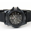 Men's Casual Fashion Watch Swiss Style Round Dial Sports Style Nylon Woven Strap Pointer Number Display Business Watch