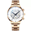Men's Casual Quartz Watch Alloy Band Round Dial