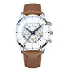 Men's Casual Quartz Watch Alloy Band Round Dial