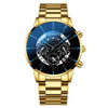 Men's Casual Quartz Watch Alloy Band Round Dial