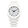 Men's Casual Quartz Watch Alloy Case Pvc Strap Stainless Steel Butterfly Buckle Round Dial