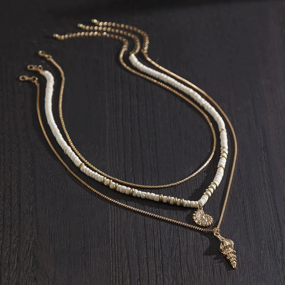 Men's Coconut Shell And Zinc Alloy Geometric Handmade Hiphop Style Necklace