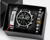 Men's Fashion Casual Alloy And Imitation Leather Quartz Watch With Round Dial And Stainless Steel Clasp