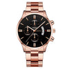 Men's Fashion Metal And Stainless Steel Band Quartz Watch With Round Dial