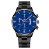 Men's Fashion Metal And Stainless Steel Band Quartz Watch With Round Dial