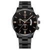 Men's Fashion Metal And Stainless Steel Band Quartz Watch With Round Dial