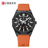 Men's Fashion Sports Alloy Quartz Watch With Polygon Hollow Design And Mineral Reinforced Mirror