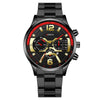 Men's Fashion Stainless Steel Alloy Quartz Watch