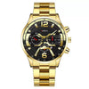 Men's Fashion Stainless Steel Alloy Quartz Watch