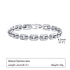 Men's Fashion Stainless Steel Handmade Polished Chain Bracelet