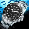 Men's Fashion Waterproof Luminous Watch Alloy Band Round Dial
