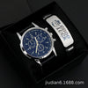 Men's Fashion Wrist Watch With Alloy Case And Strap Ordinary Glass Mirror Round Dial