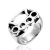 Men's Fighting Ring Stainless Steel Geometric Polished