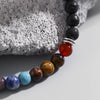 Men's Foot Accessories Volcanic Stone Beaded Ushape Glass Glaze Alloy Inlaid Artificial Gemstones Semiprecious Stones Hiphop Style