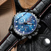 Men's Fully Automatic Mechanical And Quartz Watch Stainless Steel Round Dial
