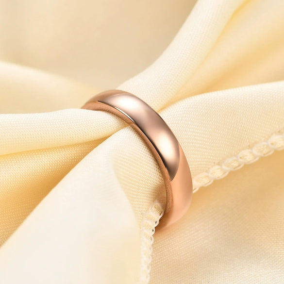 Men's Geometric Curved Polished Tungsten Steel Ring With Electroplated Finish And Simple Versatile Design