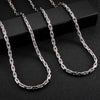 Men's Geometric Stainless Steel Pendant Necklace With Cross Round Chain And Electroplated Finish Casual Trendy Style