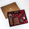 Men's Gift Set Watch Belt Wallet Pu Material Modern Simplicity Combination