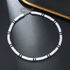 Men's Handmade Geometric Wood And Soft Pottery Alloy Pendant O Chain Necklace
