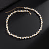 Men's Handmade Imitation Pearl Geometric Clavicle Chain Necklace