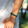 Men's Handmade Lava Volcanic Stone Hiphop Bracelet