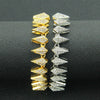 Men's Hip Hop Alloy Cuban Chain Necklace With Geometric Diamond Design