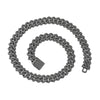 Men's Hip Hop Alloy Rhombus Cuban Chain With Full Diamond Design