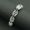 Men's Hip Hop Personality Necklace Alloy Geometric Diamond Stitching Cuban Chain Accessories
