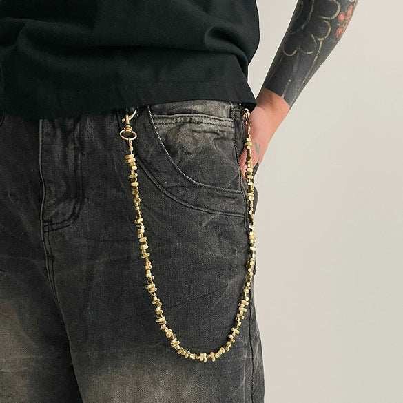 Men's Hip Hop Plastic Beaded Pants Chain