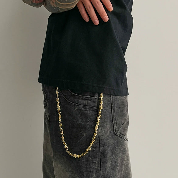 Men's Hip Hop Plastic Beaded Pants Chain