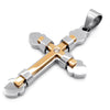 Men's Hip Hop Stainless Steel Cross Pendant Necklace
