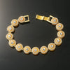 Men's Hip Hop Style Alloy Jewelry With Geometric Pattern And Diamond Cuban Chain Necklace