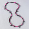 Men's Hiphop Alloy Cuban Chain Necklace With Geometric Diamond Design