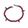 Men's Hiphop Alloy Cuban Chain Necklace With Geometric Diamond Design