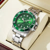 Men's Hiphop Alloy Imitation Mechanical Watch With Rotating Hollow Design Transparent Bottom Mineral Reinforced Glass Mirror Single Folding Buckle Waterproof And Luminous Features