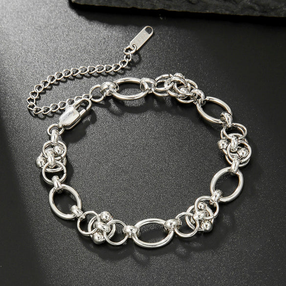 Men's Hiphop Alloy Iron Geometric Handmade Doublelayer Spliced Sword Pendant Layered Necklace