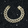 Men's Hiphop Heavy Chain Necklace Zinc Alloy Geometric Cuban Chain Electroplating