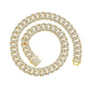 Men's Hiphop Heavy Chain Necklace Zinc Alloy Geometric Cuban Chain Electroplating