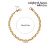 Men's Hiphop Metal Pants Chain With Pearlwrapped Design