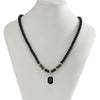 Men's Hiphop Niche Highend Simple Acrylic And Stainless Steel Geometric Handmade Beaded Necklace