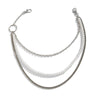 Men's Hiphop Niche Jeans Waist Chain Metal Pearl Stitching Cowboy Style High Street Accessories