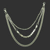 Men's Hiphop Punk Metal Pants Chain Pendant Waist Chain