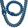 Men's Hiphop Stainless Steel Cuban Chain Jewelry With Animal Zodiac Pattern And Polish Processing