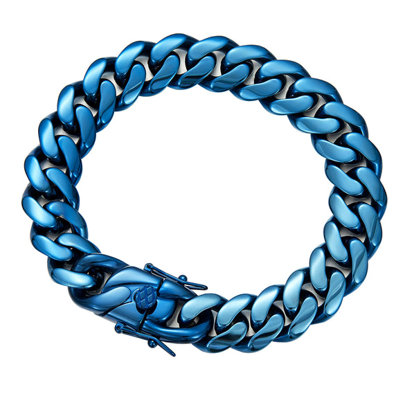 Men's Hiphop Stainless Steel Cuban Chain Jewelry With Animal Zodiac Pattern And Polish Processing