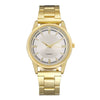Men's Hiphop Style Alloy Watch With Round Dial And Stainless Steel Clasp