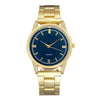 Men's Hiphop Style Alloy Watch With Round Dial And Stainless Steel Clasp