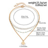 Men's Imitation Pearl Alloy Geometry Shaped Handmade Pendant Necklace